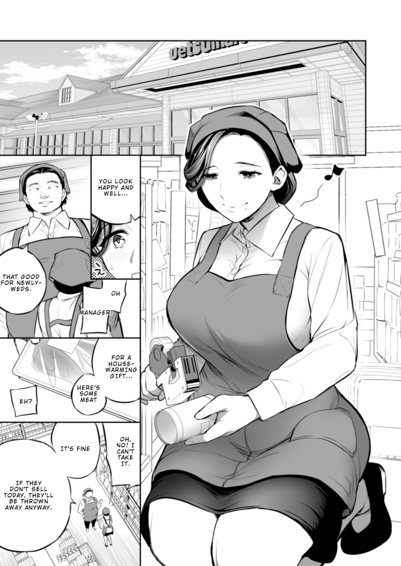 Hentai Manga Comic-Minako — While Her Husband Is Sleeping…-Read-4